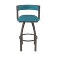 thumbnail image 5 of 861 Artemis 30" Swivel Bar Stool with Bronze Finish and Graph Tidal Seat and Back, 5 of 5