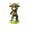 Brown C, variant on Resin Cow Figurine Cute Highland Cow Statue With Sporty Pose For Home Office Desk Shelf Decor 1 Count