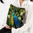 thumbnail image 6 of Peacock Velvet Throw Covers Pillow Inserts - Set of 2 Decorative Pillows with Unique Patterns for Home Decor, Couch, Bed - 16x16, 18x18, 20x20 Inches, 6 of 6