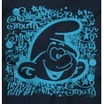 thumbnail image 2 of Retro Smurf Cool 90s Graffiti Vibes Zip Up Hoodie Men's Women's Brisco Brands S, 2 of 6