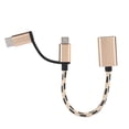thumbnail image 1 of Connecteur de Transfert 2-en-1 Câblage de Transfert Électronique Durable, 2 Pcs pour PC d'Ordinateur Or, 1 of 8