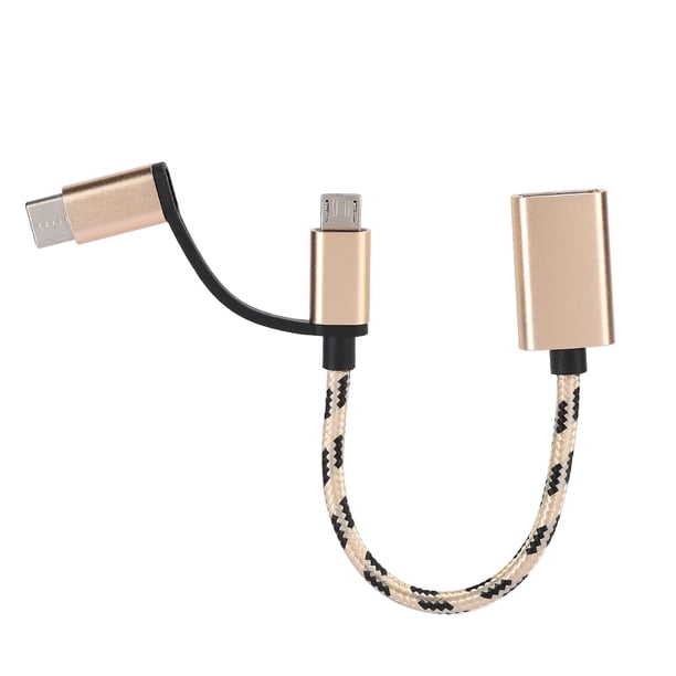 Adaptador, 2 piezas tipo C 2 tipo en conector de cableado de transferencia OTG diseñado a medida