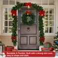 thumbnail image 6 of Guvpev 9FT Christmas Garland, Real Touch Cedar Garland for Holiday Decor, Thick & Lush Artificial Greenery Cypress Garland for Mantel, Fireplace, Arches, Staircase, Indoor & Outdoor Xmas Decorations, 6 of 8