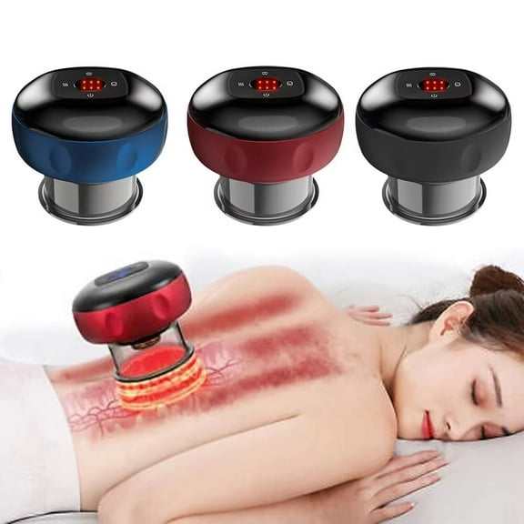 XIRQI Body Scraping Massage Smart Electric Vacuum Cupping Heating Suction Cup Device Back Neck Arm Massager