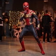 thumbnail image 3 of Red Gold Web Bodysuit Costume with Armor Pattern for Halloween Multiverse Cosplay and Cinema Role Play 180, 3 of 5