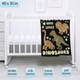 thumbnail image 3 of Yibo Dinosaurs Blanket Flannel Soft and Comfortable Anti-static Bed Sofa Blanket, 3 of 6