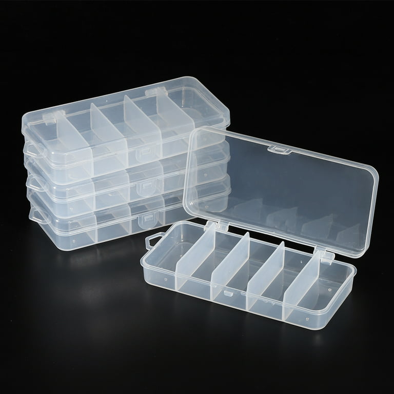 Fishing Tackle Box, Clear Viewing Hook Lures Box Portable Plastic With  Cover For Outdoor
