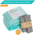 thumbnail image 3 of Refill Bags Compatible with Dekor Plus Diaper Pail (4 Pack) | Odor-Locking Multi-Layer Liners | Light Baby Powder Scent | Leak-Resistant & Easy to Use | Not for Dekor Classic, 3 of 4