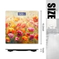 thumbnail image 2 of High Precision Body Weight Scale Smart Bathroom Scales with Large LCD Display(400lbs),Decorative for Bedroom-Colorful Poppy Field Blooming Flowers In The Sun, 2 of 4