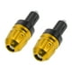 thumbnail image 1 of Unique Bargains 2pcs Tapones para Extremos de Manillar de Motocicleta Universal Aleación de Aluminio para Manillar de 7/8" 22mm Tono Dorado, 1 of 6