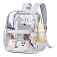 thumbnail image 1 of Mochila Transparente MUSEVOS para Eventos en Estadio 30x15x30 cm Gris, 1 of 9