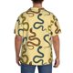 thumbnail image 3 of Balery Various Snake Camisa Casual de Manga Corta con Botones para Hombre, Texturizada, Estilo Cubano, para Playa, Verano-3X-Large, 3 of 5