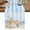 LightBLue, variant on Summer Ocean Table Runner, Blue Coastal Beach Starfish Shells Couch Beige Washable Cotton Linen Table Runners 36 Inches Long, Dresser Scarf Runner for Nightstand/End Tables/Round Tables 13''x36''