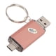 thumbnail image 3 of Gran Espacio de Almacenamiento USB Flash Drive Con Llavero Metal U Disco Resistente Al Agua, Diseño 3 en 1 Para Teléfonos Inteligentes y Computeras Android, Y Duradero, 3 of 7