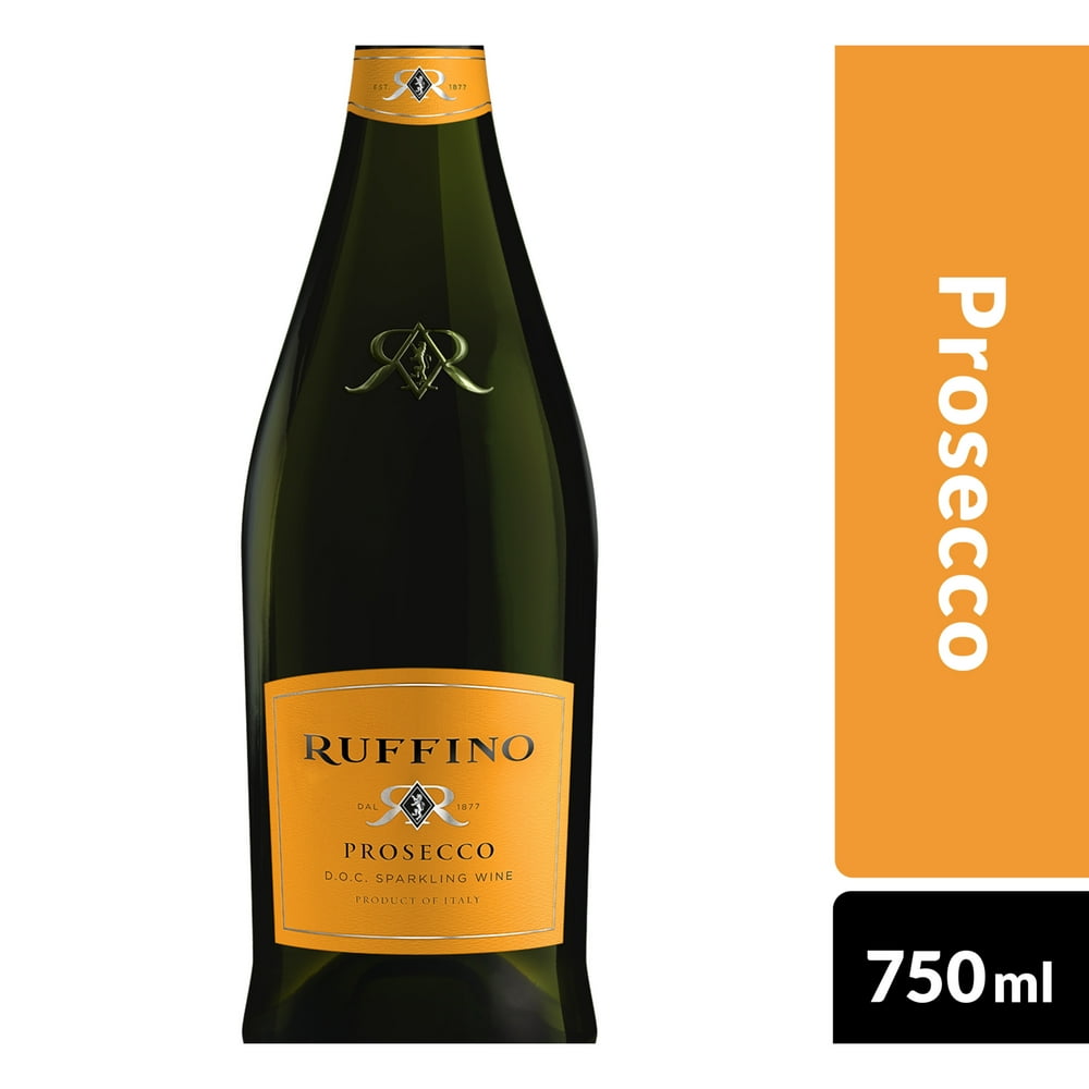 Ruffino Prosecco DOC, Italian White Sparkling Wine, 750 mL Bottle