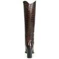 thumbnail image 3 of Journee Signature Womens Genuine Leather Laila Wide Calf Almond Toe Inside Zip Knee High Boots, 3 of 8