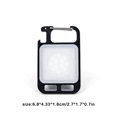 thumbnail image 4 of Toystoory Mini luz de camping Lámparas de emergencia recargables Accesorios Llavero pequeño Lámpara de trabajo al aire libre con soporte Pescar, 4 of 6