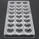 thumbnail image 5 of 2X Molde duro para chocolate con forma de concha 3D de policarbonato transparente con forma de concha de mar, 5 of 8