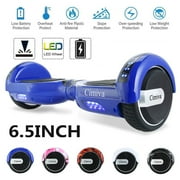 6.5" inch Aurora Hoverboard Self Balancing Scooter With Built-In Bluetooth Speaker Colorful LED Wheels and Lights- UL2272 Certified ,Camouflage blue