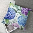 thumbnail image 7 of Hydrangea Flowers Bed Pillowcase for Hair and Skin Queen Size - Blue Purple Floral Pillowcasewith Zipper Closure, Similar to Silk Pillow Cases, Gifts for Women Men, 7 of 7