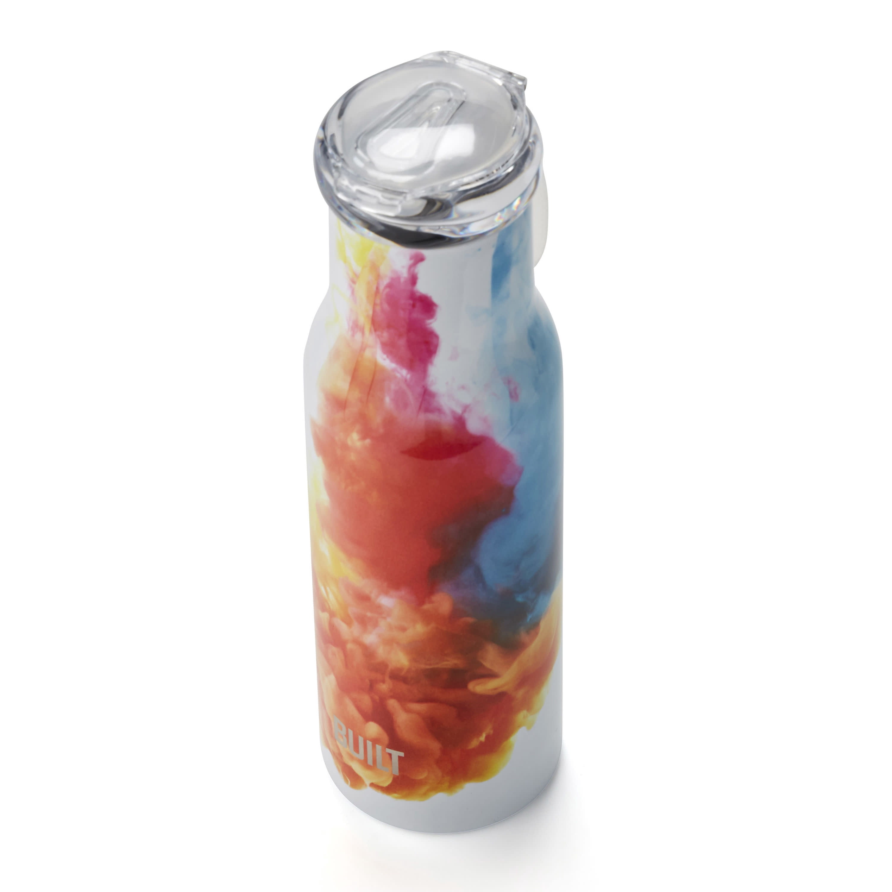 Built Double Wall Stainless Steel 18-Ounce bottle, 18-Ounce, Water Ink
