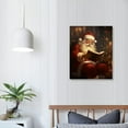 thumbnail image 3 of Nawypu  christmas canvas wall art，Santa Claus Poster，santa pictures Maximalist Winter Room Art Decor, Wall Pictures Prints Home Decor for Bedroom Living Room, 3 of 4