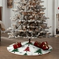thumbnail image 6 of Bingfone Christmas Tree Skirt Mat Christmas Decoration Interior 48"-Buffalo Plaid Christmas Trees, 6 of 8