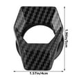 thumbnail image 3 of Fnochy Car Push Button Start Cover, Anti-Scratch Protective Sticker, 180° Flip Design, Alloy Material, Easy Installation, Decorative Ignition Button Cover for Most Vehicles, 3 of 7