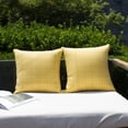 thumbnail image 4 of Funda de Cojín Kevin Textile Impermeable para Exterior 60x60 cm Amarillo, 4 of 7