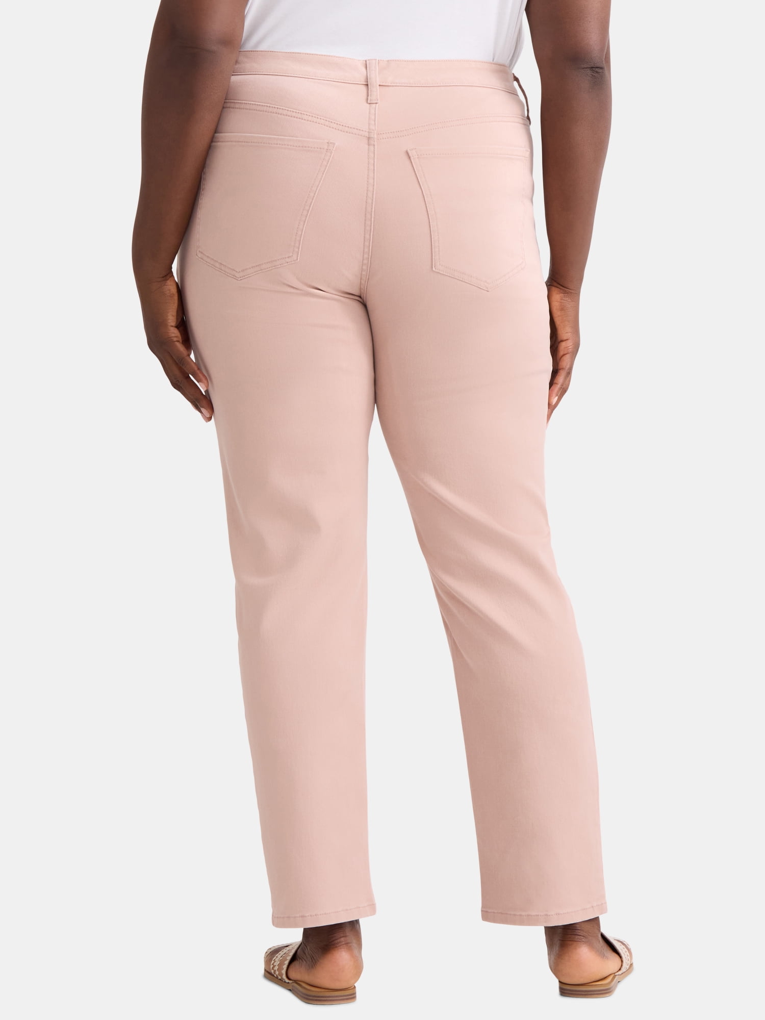 Terra & Sky Women's Plus Size Straight Leg Skinny Jeans