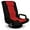 Black/Red, variant on PRZL Swivel Gaming Chair 360 Degree Multipurpose Floor Chair Rocker for TV, Reading, Playing Video Games w/Lumbar Support, Armrest Handles, Adjustable Foldable Backrest - Black/Red