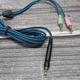 thumbnail image 4 of JUNWELL Nylon Braided UNP PC Cable for Sennheise Game One GSP350 GSP600 Headsets, 4 of 7