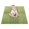thumbnail image 3 of 10pcs Plush Puzzle Floor Foam Mat Tiles Fluffy Cuttable Anti Slip Interlocking Carpet Tiles Fluorescent Green, 3 of 4