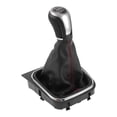 thumbnail image 1 of Pomo de cambio de marchas Unique Bargains con cubierta No.1K0711113CG pomo de palanca de cambios manual de 5 velocidades para VW Golf 07-09 de cuero sintético, 1 of 6