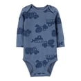 thumbnail image 2 of Set 3pzs c/pantalón Carter's Child of Mine Azul Estampado Camiones 12M, 2 of 4