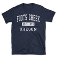 thumbnail image 1 of Foots Creek Oregon Classic Established Men's Cotton T-Shirt, 1 of 1