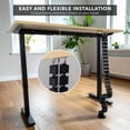 thumbnail image 6 of Mount-It! Black Cable Management Spine | 50" Length, 6 of 9
