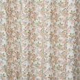 thumbnail image 4 of Chezmoi Collection 4-Piece Floral Window Curtain Set with Sheer Backing, Multicolor Pink Red Green Gray Floral Flowers Printed Microfiber, 120 inch x 84 inch, 4 of 9