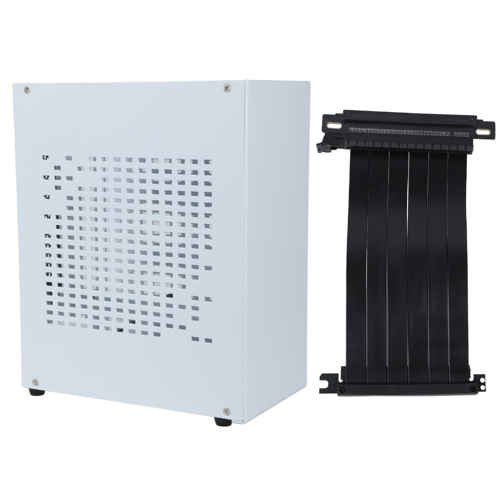 Necvior A07 HTPC Mini ITX Chassis Game Computer Case USB3.0 Support Graphics Card RTX2070 PCIE3.0 Cable Aluminum Case