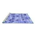 thumbnail image 2 of Ahgly Company Machine Washable Indoor Rectangle Southwestern Blue Country Area Rugs, 2' x 3', 2 of 4