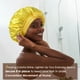 thumbnail image 3 of Gorro de seda YANIBEST para dormir con forro satinado amarillo, 3 of 6
