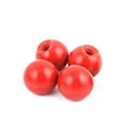 thumbnail image 4 of Red Plastic Diameter M5 Round 20mm Ball Solid Lever Knobs 5pcs for Lathe Machine, 4 of 4