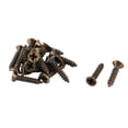 thumbnail image 3 of Metal Baño Dormitorio Vintage Estilo Pared Montado Individual Gancho Perchas 7uds Bronce Tono Unique Bargains ganchos para toallas de baño, 3 of 5