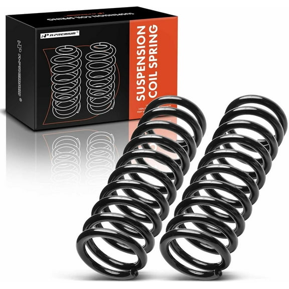 A-Premium 2Pcs Rear Suspension Coil Spring Set Compatible with Chevrolet Impala 1959-1964, Biscayne 1959-1964, Bel Air 1959-1964, Driver and Passenger Side