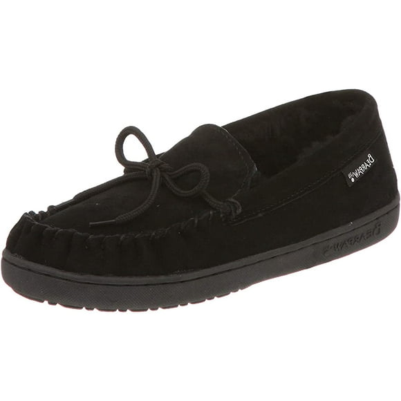 BEARPAW Mens Moc II Slipper - Black - 8W