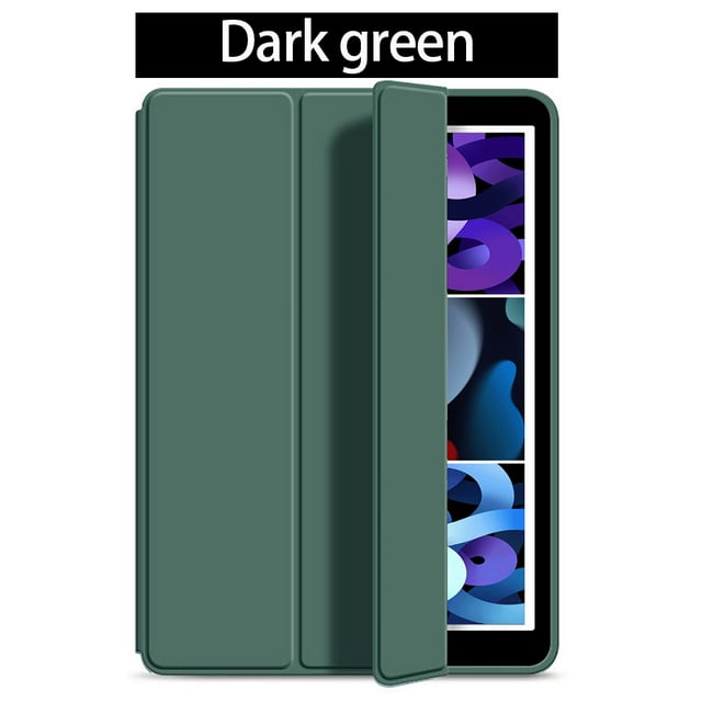 Pour Samsung Galaxy Étui pour Tablette Accessoires pour Samsung Galaxy Tab S7/8/9 Plus 12,4 Po Étui S6 S7 S8 S9 A7 A8 S7 FE Étui de Protection Vert Foncé Tab S7 Plus 12,4 Po