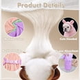 thumbnail image 2 of Nvzi Albornoz para perro, toalla de baño de microfibra de secado rápido, absorbente y con capucha para cachorros, perros pequeños, medianos y grandes, gatos (verde, S), 2 of 5
