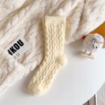 thumbnail image 2 of EnJoCho Modern Mid-Calf Socks For Women Warm Soft Winter Comfort Thickened Warm Sleeping Socks For Women Vintage-Inspired Fashion Ankle Socks Boho Women'S Breathable Mid-Ankle Socks, 2 of 3