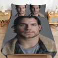 thumbnail image 1 of Henry cavill Breathable Soft Surface Comfortable Texture Hotel Style Duvet Cover Sets with Zipper Closure, 1 of 5