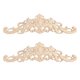 thumbnail image 1 of 2Pcs Wood Decorative Long Carved Onlay Applique Furniture Corners Ornament Home Door Bed Decor 30 X 8 cm, 1 of 5